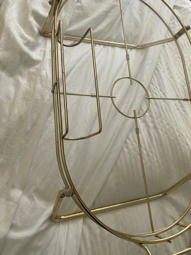 Vintage Brass Breakfast In Bed Serving Tray - photo 4