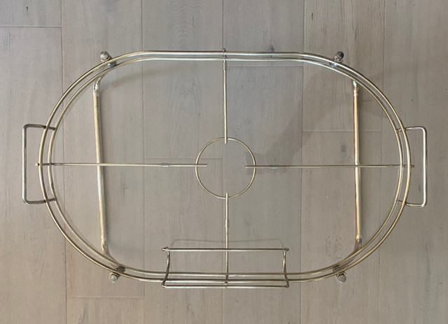 Vintage Brass Breakfast In Bed Serving Tray - photo 5