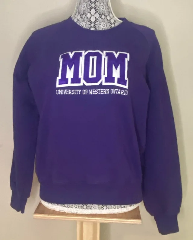 University of Western Ontario Mom Sweatshirt Large thumbnail