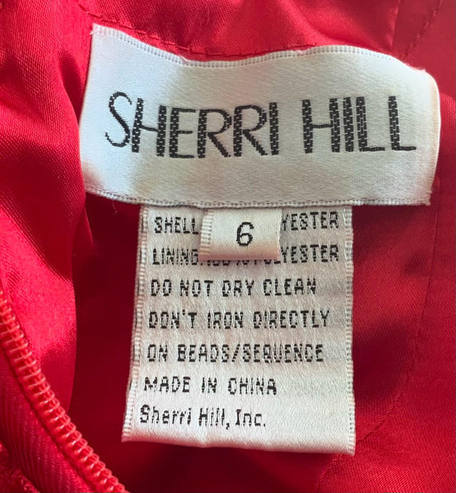 Sherri Hill Full Length Red Dress Size 6 Prom Dress - photo 4