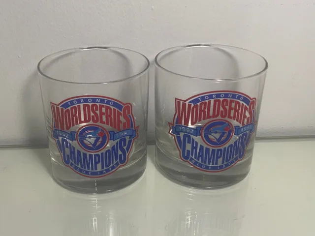 Toronto Blue Jays World Series Champions Rock Glasses set thumbnail