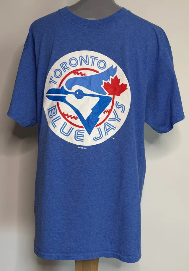 Retro Toronto Blue Jays Logo T Shirt Adult Large thumbnail