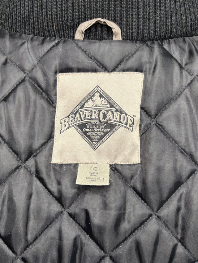 Beaver Canoe Lined Hooded Taupe Women’s Winter Coat Large - photo 5