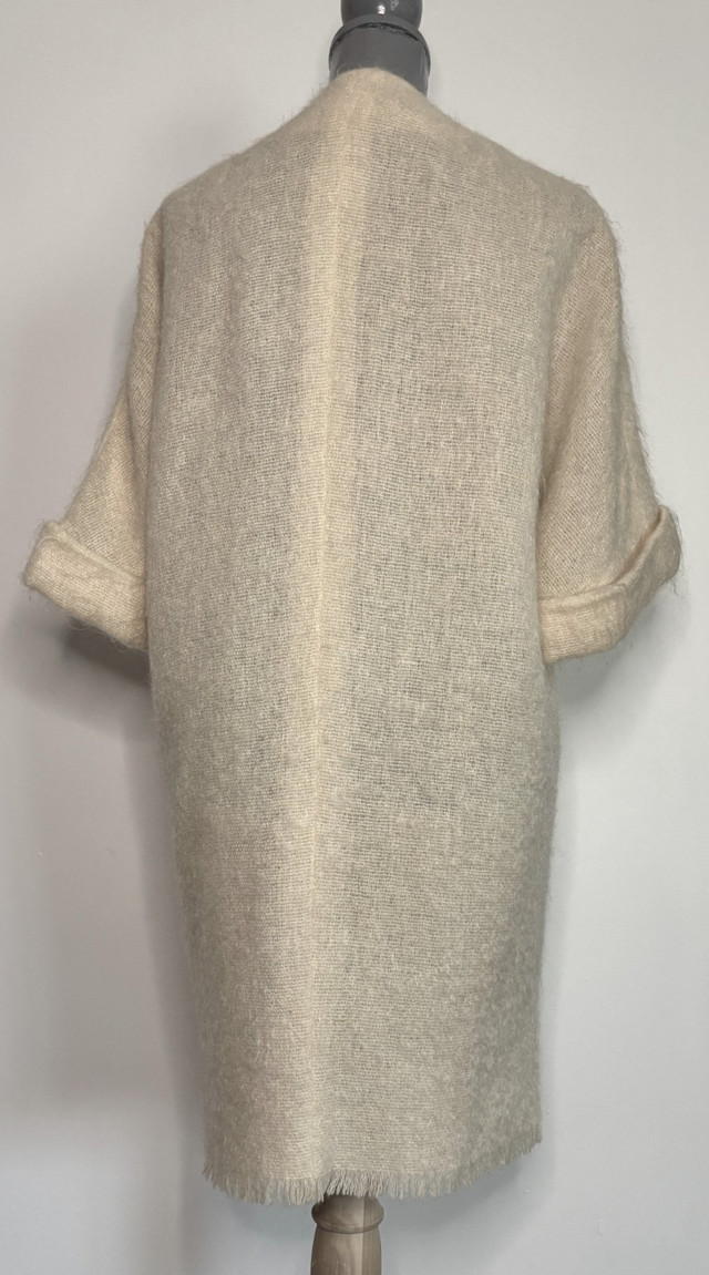 Andrew Stewart Mohair Blend Women’s Open Cardigan Sweater - photo 3