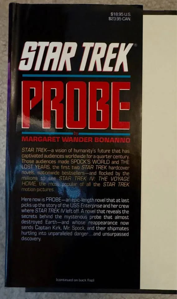 2 Star Trek: Probe Hardcover Novels image indicator(3)
