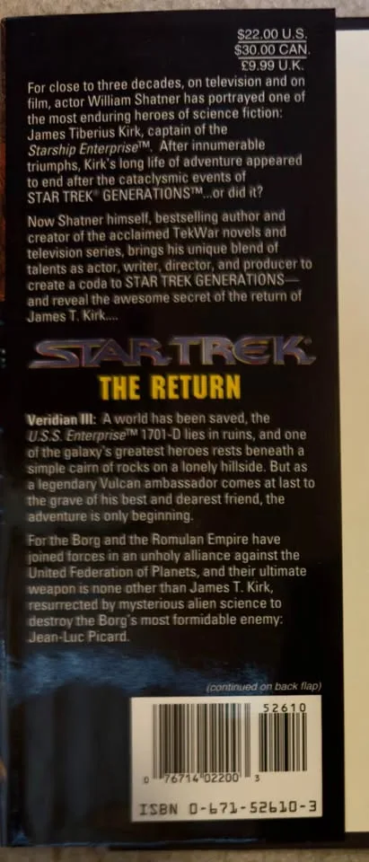 2 Star Trek: The Return Hard Cover Novels image indicator(3)