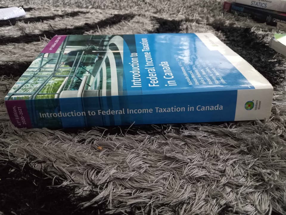 Intro to Federal Income Taxation in Canada 2020-2021 (USED) - photo 2