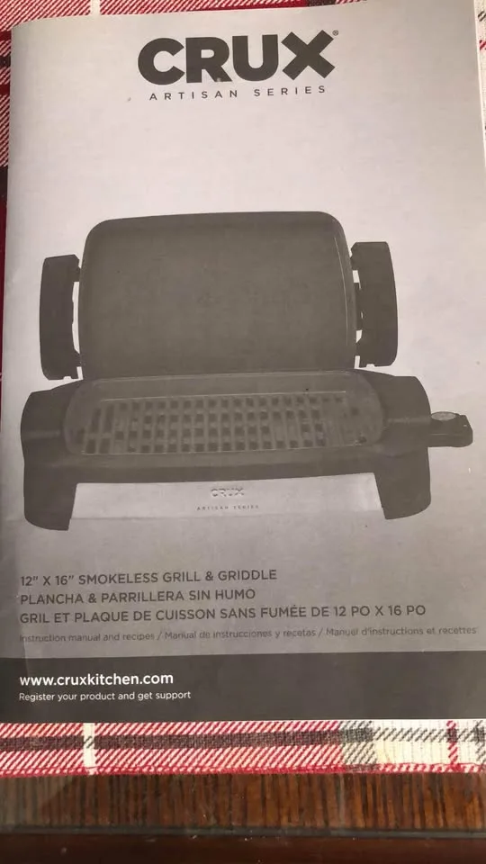 Crux Smokeless Grill & Griddle image indicator(3)