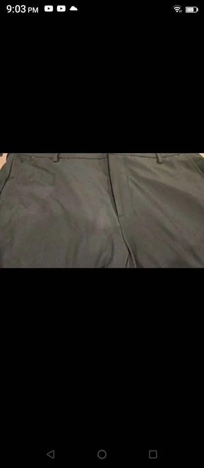 Mens Golf/Dress Pants 38x30 Elastic Waist - New image indicator(4)