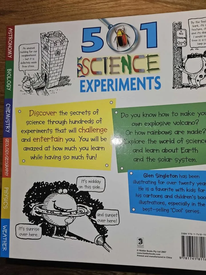 501 Science experiments book image indicator(5)