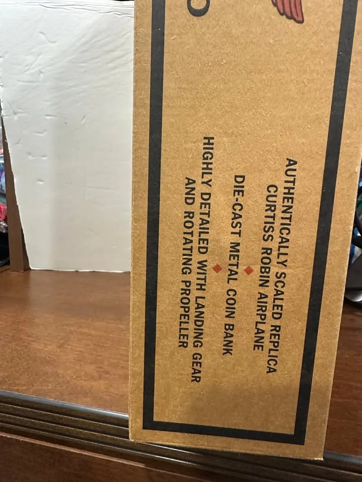 Wings of Texaco Coin Bank – Curtiss Robin airplane image indicator(4)