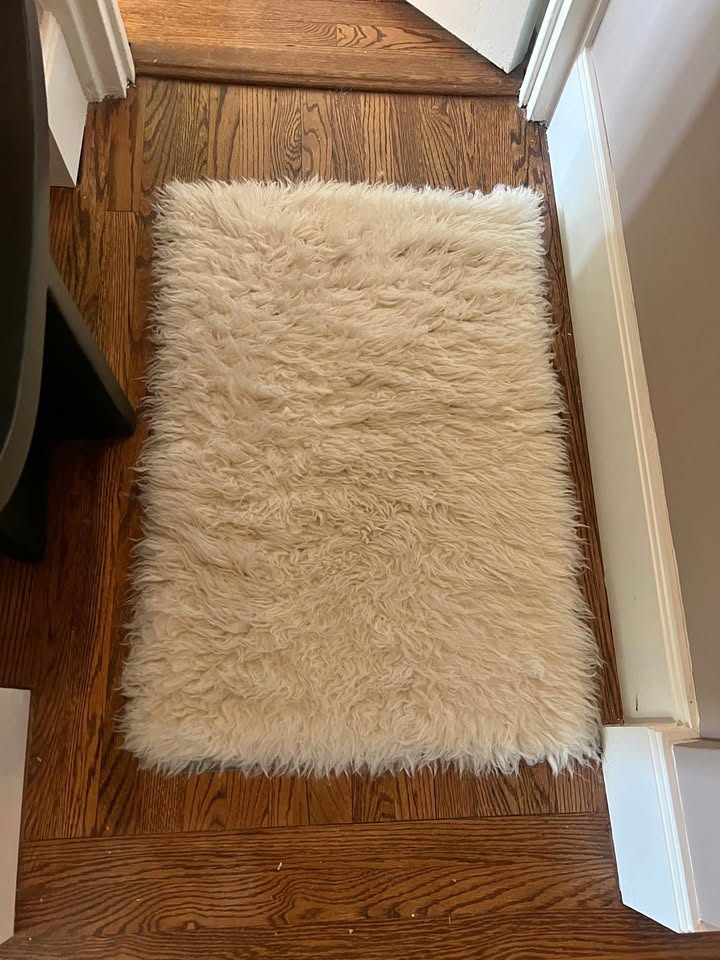 2x3' Alpaca rug - like new