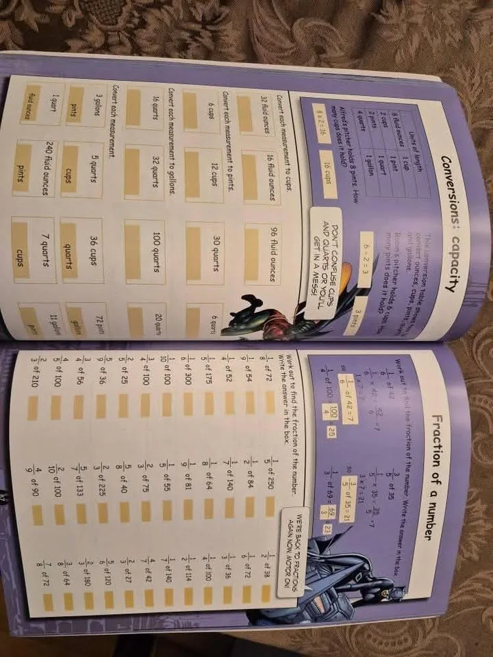 Grade 5 batman math workbook - brand new image indicator(5)