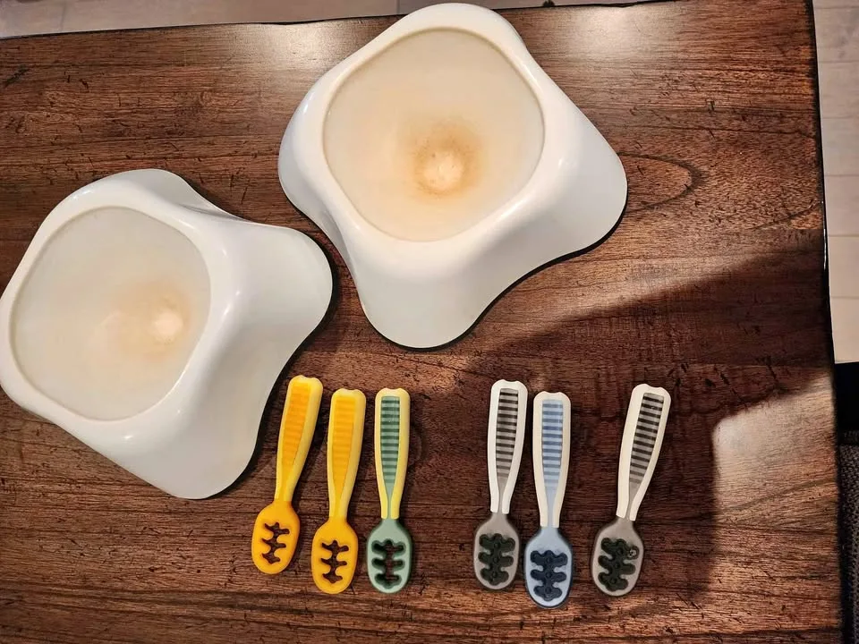 Num num baby bowl and spoons thumbnail