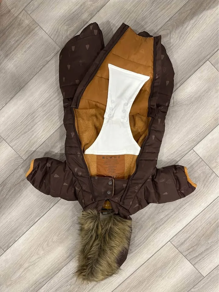 Baby One Piece Snowsuit / Bunting - Souris Mini 3 to 6 months image indicator(4)