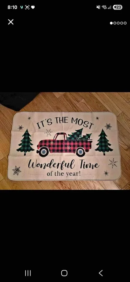 Seasonal/ Christmas welcome mat - brand new thumbnail