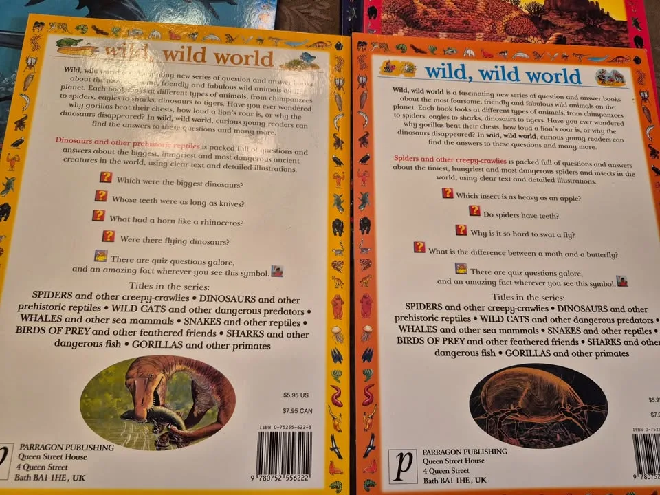 Wild Wild World Nature/Animal Books - Brand New image indicator(3)