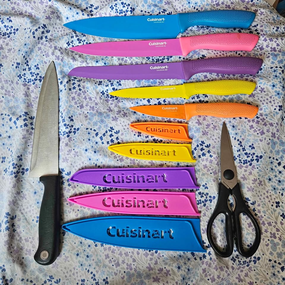 12-Piece Ceramic Coated Cuisinart Knife Set