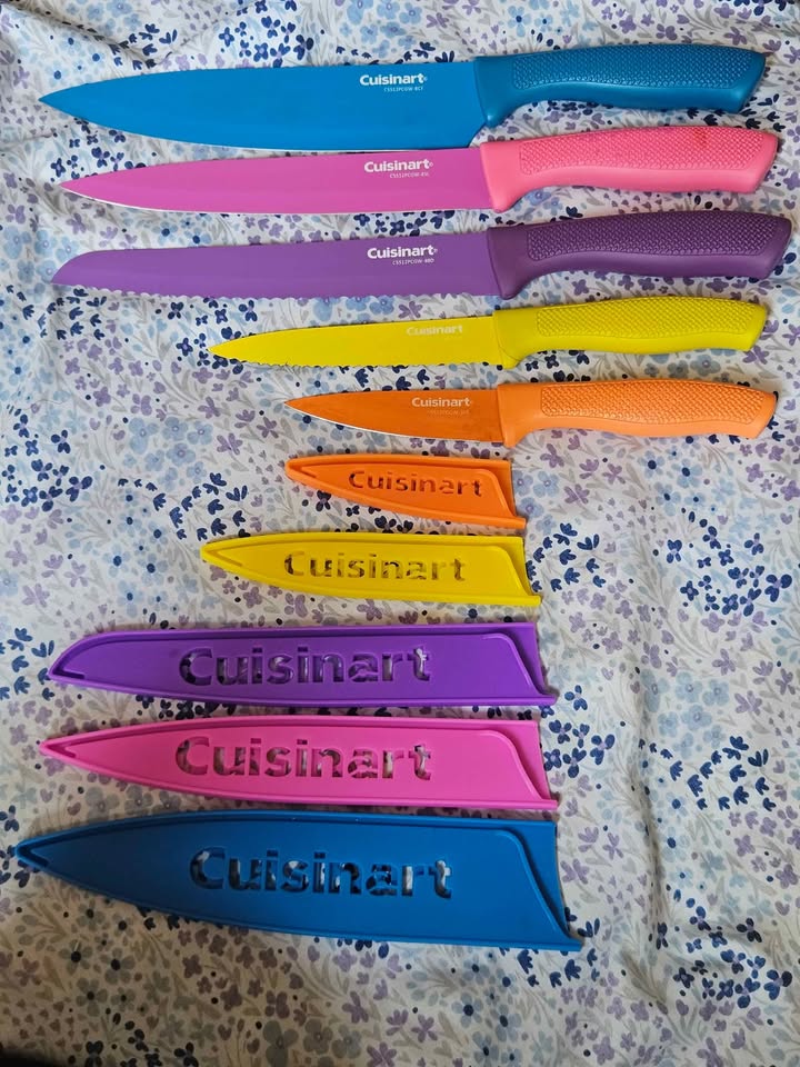 12-Piece Ceramic Coated Cuisinart Knife Set - photo 2