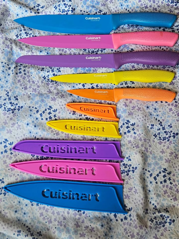 12-Piece Ceramic Coated Cuisinart Knife Set - photo 3