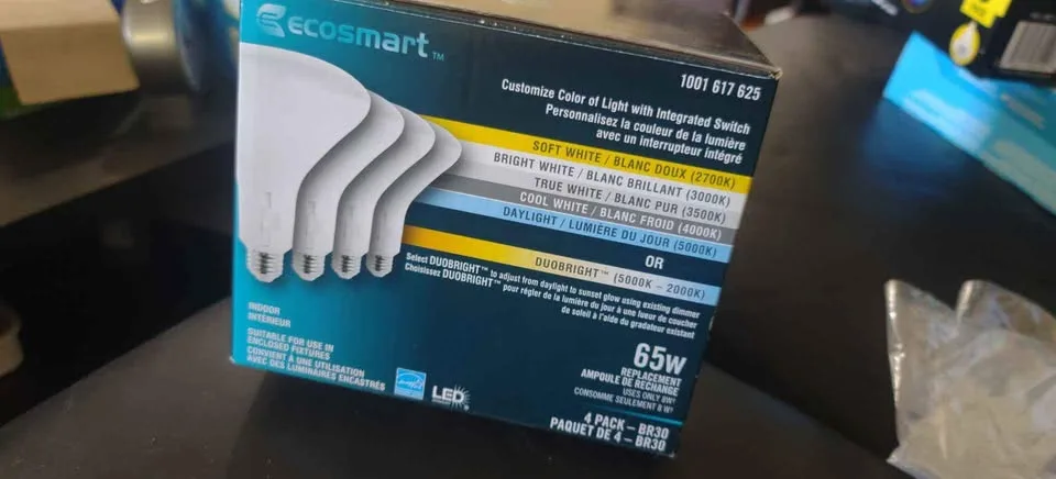Ecosmart LED BR30 E26 65W Equivalent (4-Pack) image indicator(2)