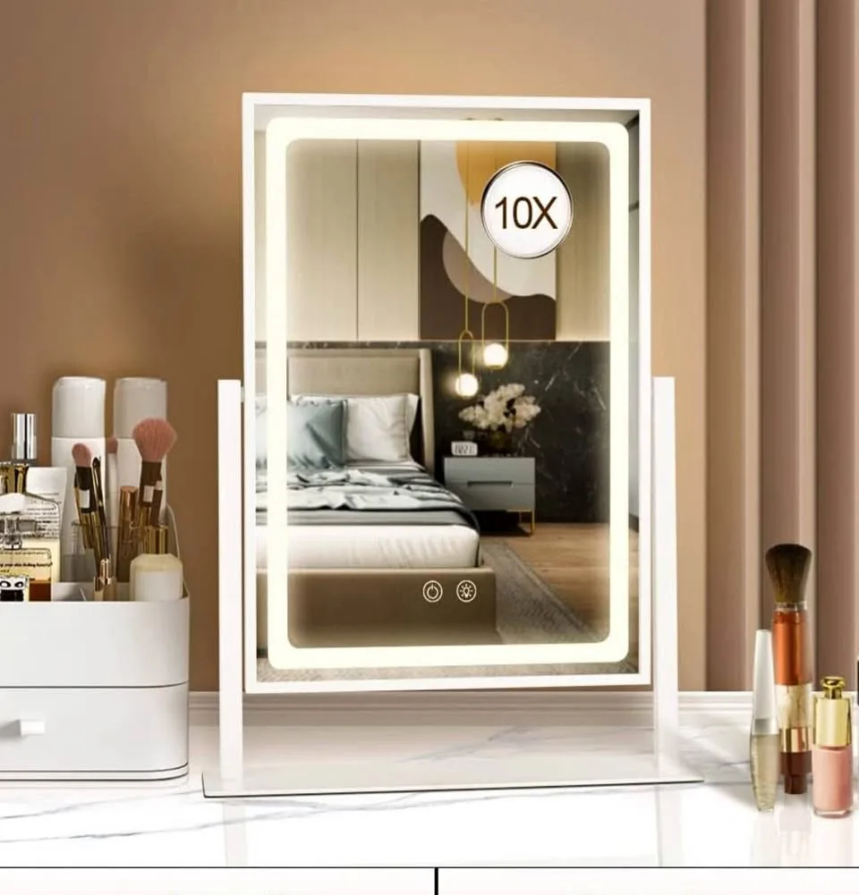 Lighted Makeup Mirror, Hollywood Vanity Mirror thumbnail