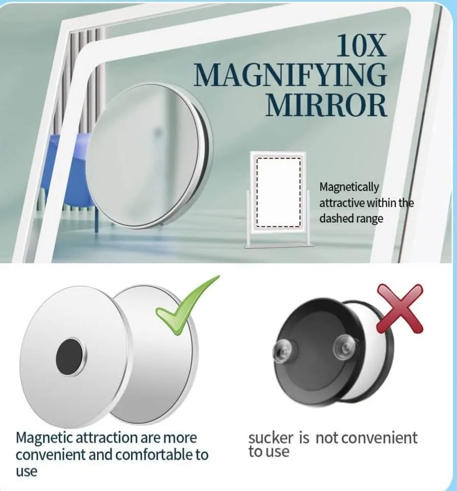 Lighted Makeup Mirror, Hollywood Vanity Mirror image indicator(3)
