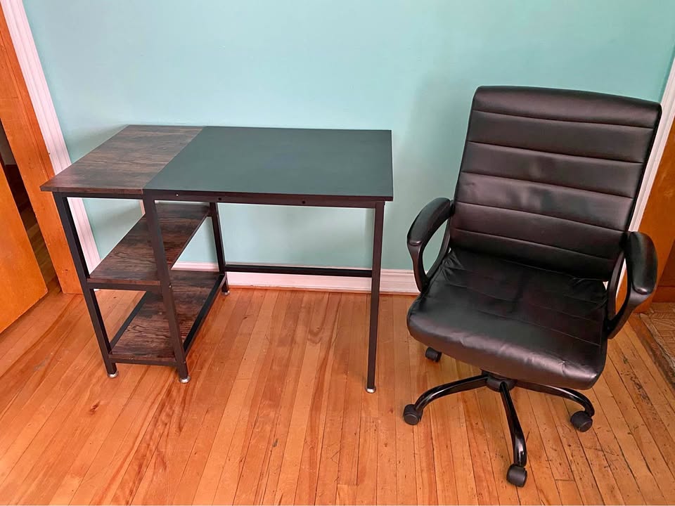 FREE DELIVERY: Desk & Chair Combo $200 (HRM)