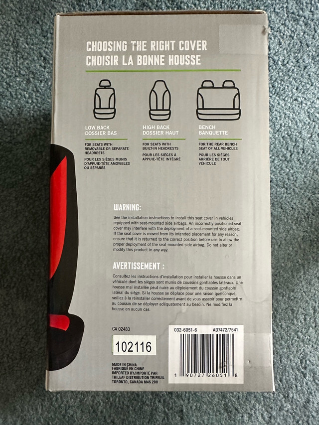 Red Sport Seat Cover (1) - photo 3