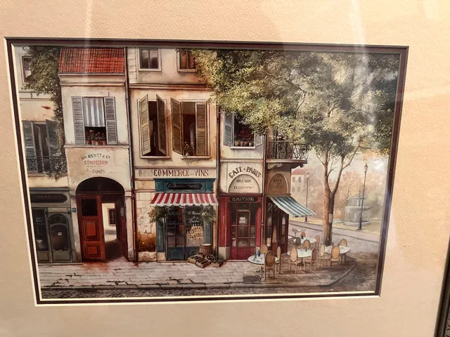 Cafe de Paris framed print image indicator(4)