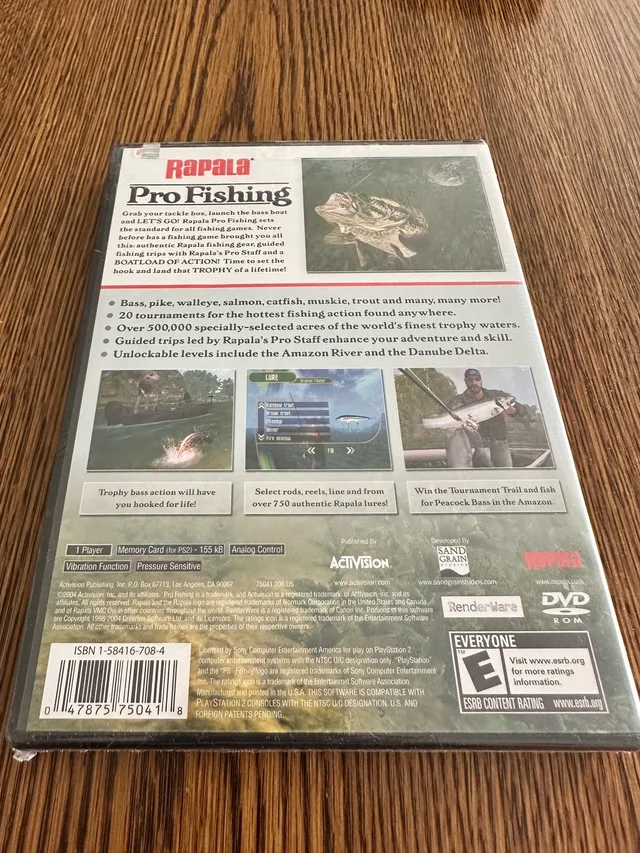 PS2 - Rapala Pro Fishing video game image indicator(2)