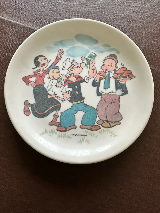 Vintage Popeye Child’s Plate thumbnail