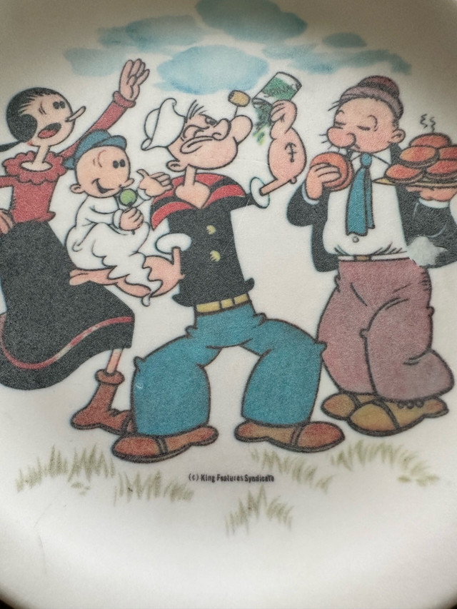 Vintage Popeye Child’s Plate - photo 2