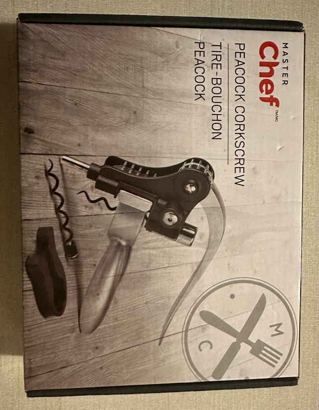 Wine Decanter and Peacock Cork Screw - photo 4