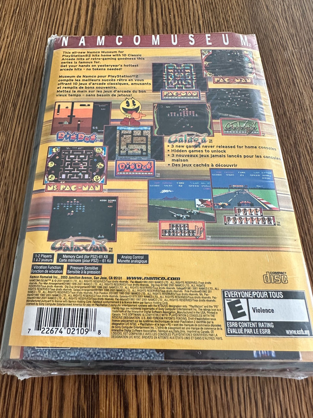 PS2 Namcomuseum Video Game - photo 2