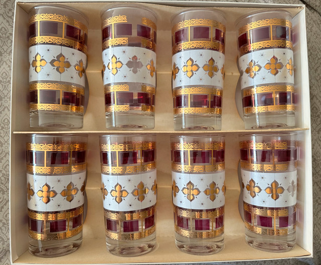 Anchor Hocking Elegance Vintage 1950’s bar ware/drinking glasses
