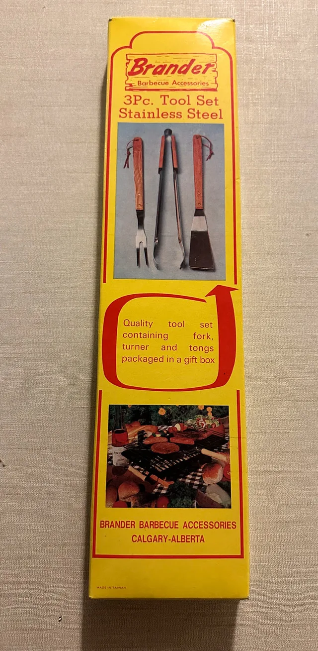 Stainless Steel BBQ Tool Set thumbnail