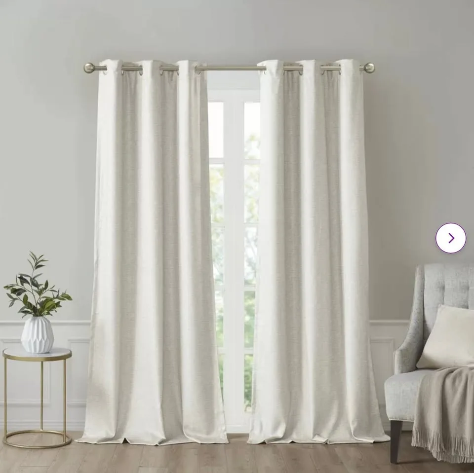 Silk Blackout Curtain Panel