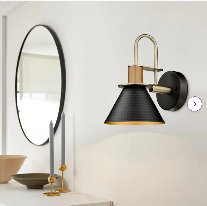 Golden Steel Wall Lamp image indicator(3)