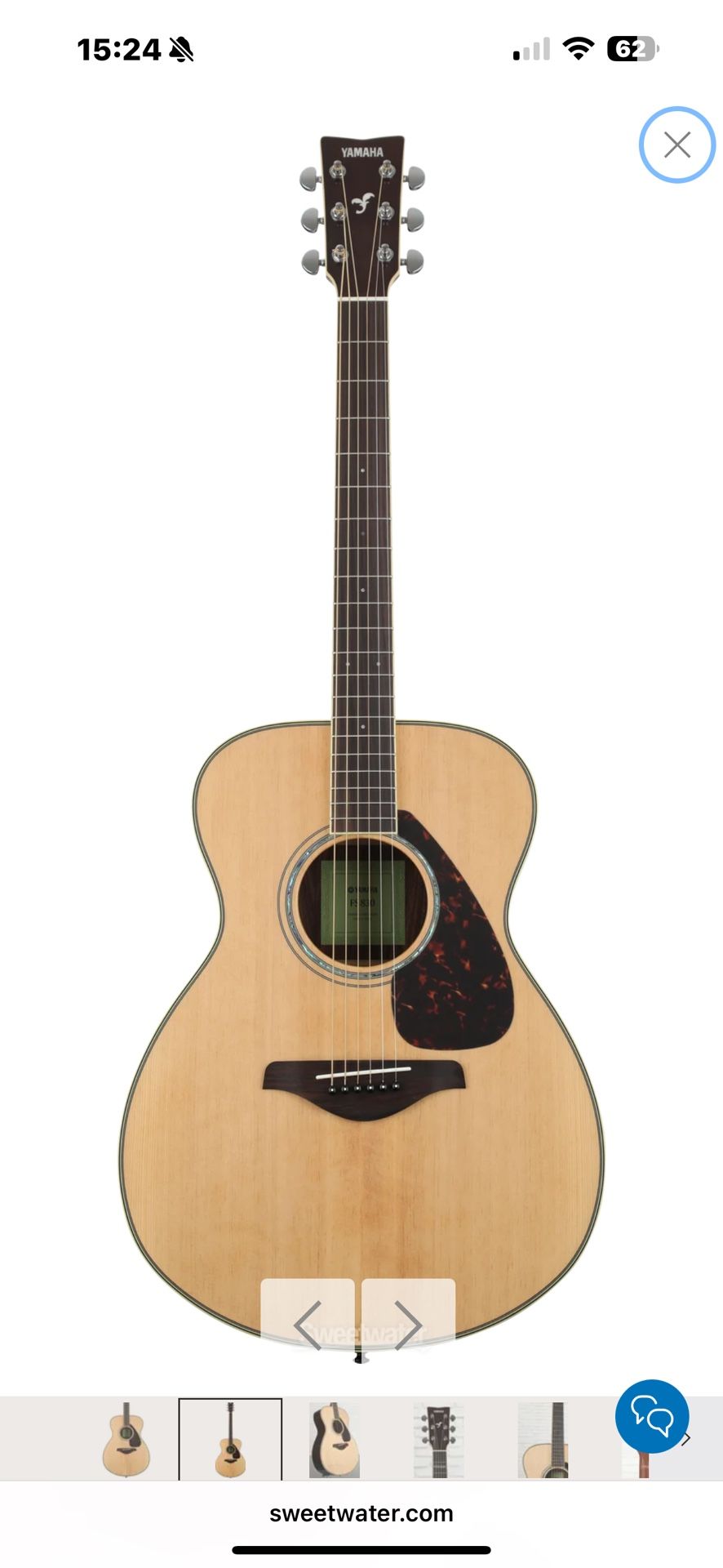Yamaha FS830 Acoustic Guitar + Bag Excellent Condition - photo 2