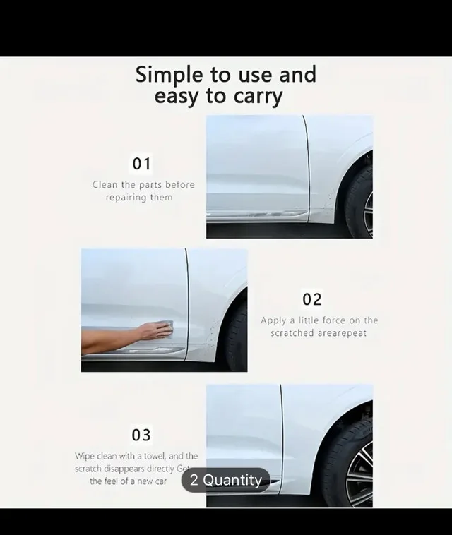 Quick Fix Fiber Scratch Remover Cloth image indicator(10)