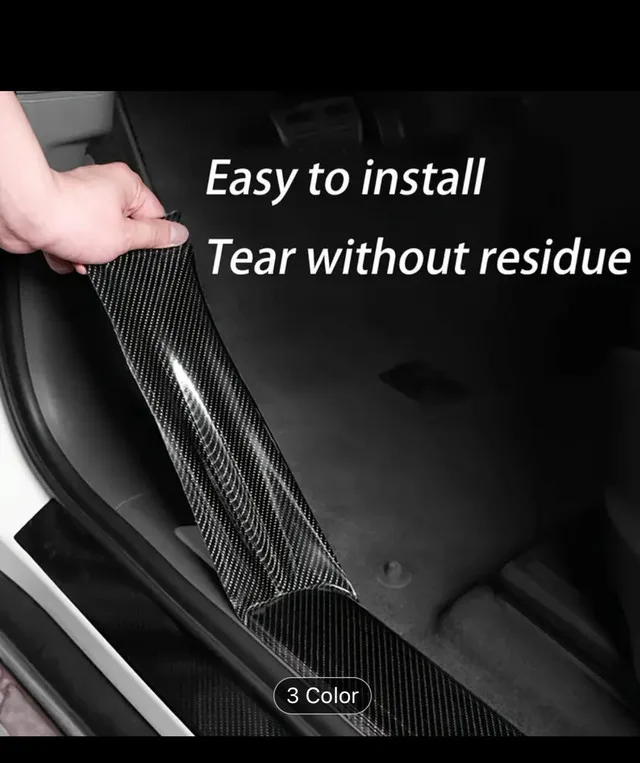 Carbon Fiber Vinyl Tape for Car Door Edges, Bumpers & More image indicator(5)