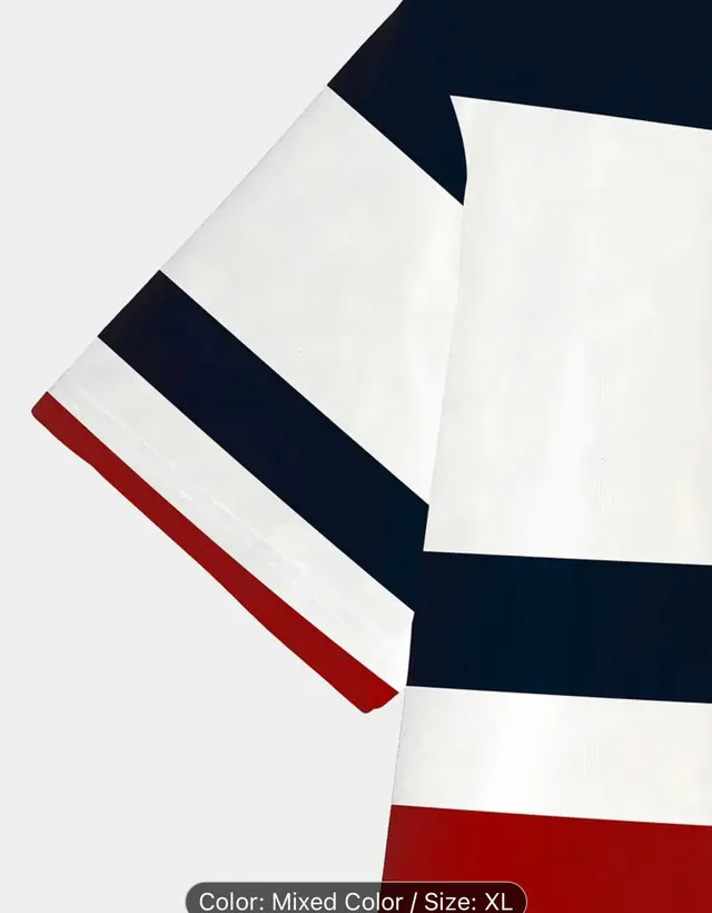 Men's XL Striped T-Shirt image indicator(5)