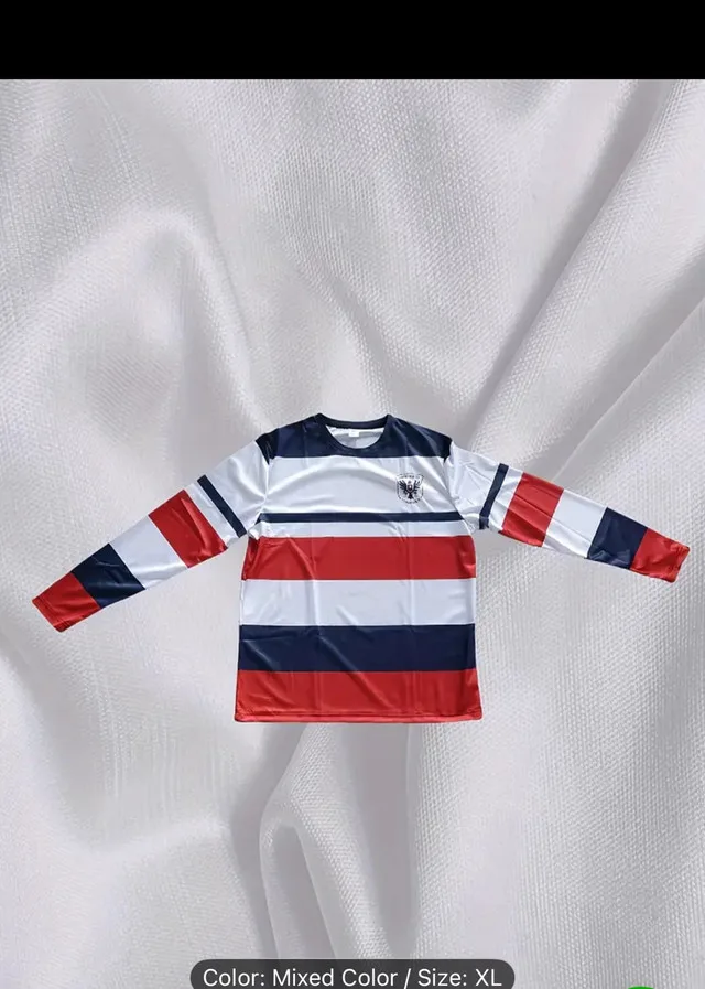 Men's Elegant Striped Color-Block Long Sleeve T-Shirt image indicator(5)