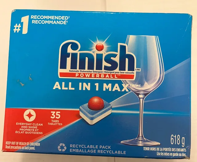 Finish Powerball All in 1 Max Dishwasher Tablets - 35 Count thumbnail