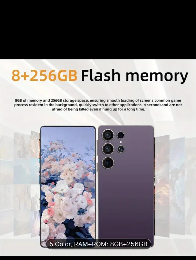 Touch Screen Smart Phone - Dual SIM, 8GB+256GB Stor image indicator(3)