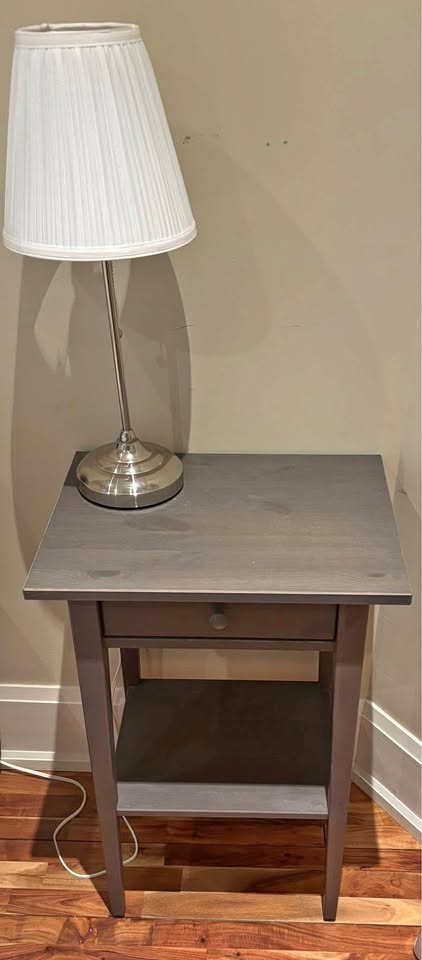 IKEA Grey Nightstand