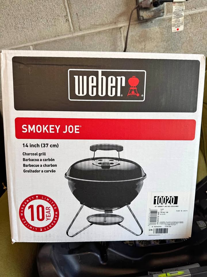 New unopened Weber Smokey Joe Grill