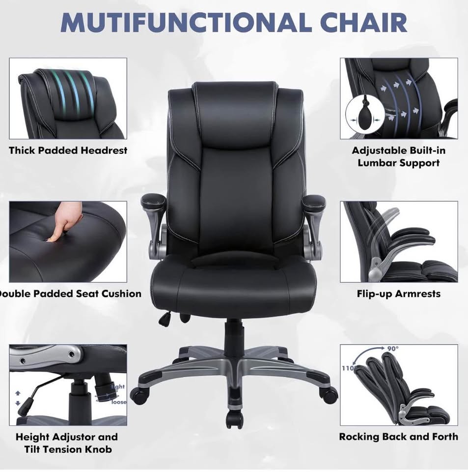 Unopened Box COLAMY High Back Executive Office Chair - photo 5