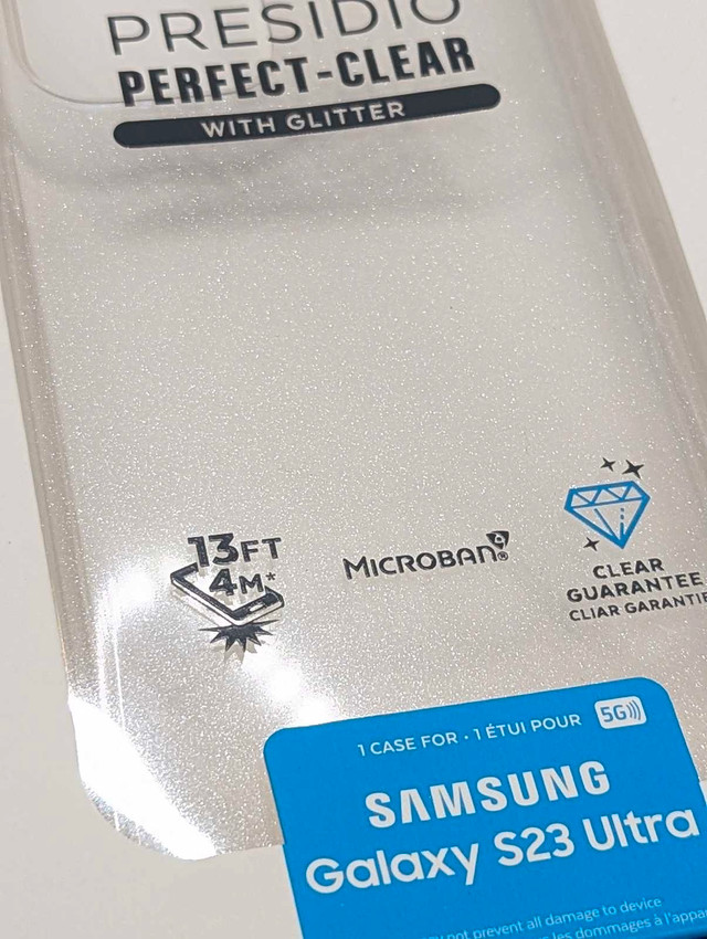 Speck Samsung Galaxy S23 Ultra Case | Clear with Glitter - photo 3